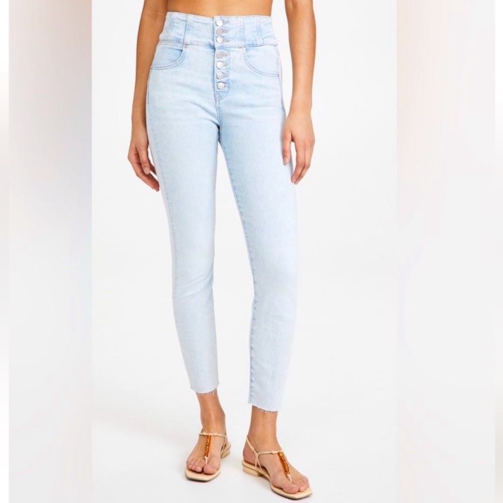 Veronica Beard Katherine Corset Extra High
Rise Denim Jeans Size 25